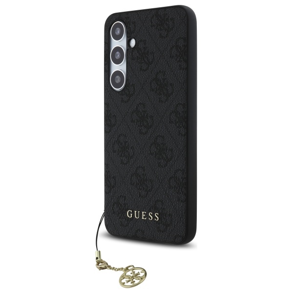 Guess 4G Charms vāciņš Samsung Galaxy S24 FE, pelēks
