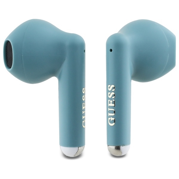 Guess Printed Classic Logo TWS Bluetooth Headphones, Turquoise