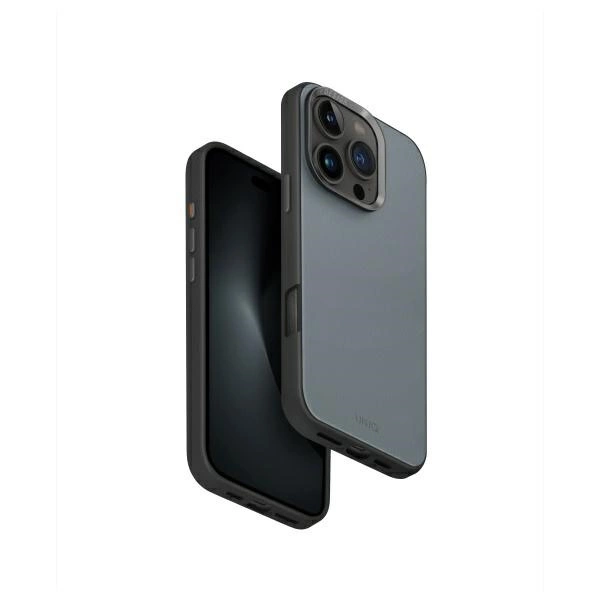 Uniq Lyden DS iPhone 16 Pro 6,3" Magclick lādēšanas futrālis zili-melns/mazgāts zili-melns | 6.3"...