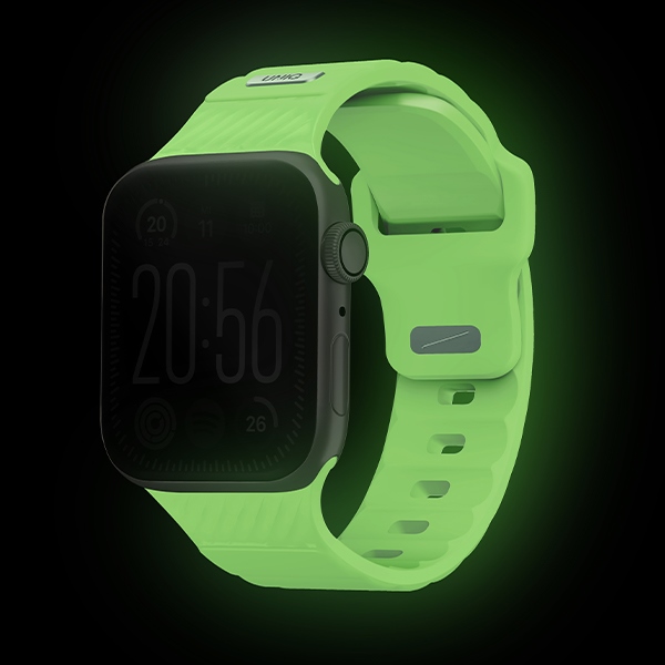 Uniq Stride SE Apple Watch strap 49/46/45/44mm FKM Rubber Strap lume