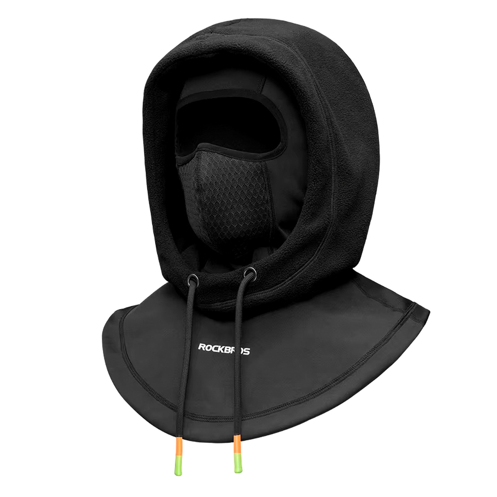 Rockbros YPP025 Vēja necaurlaidīga sporta balaklava - melna | Windproof Sports Balaclava Black