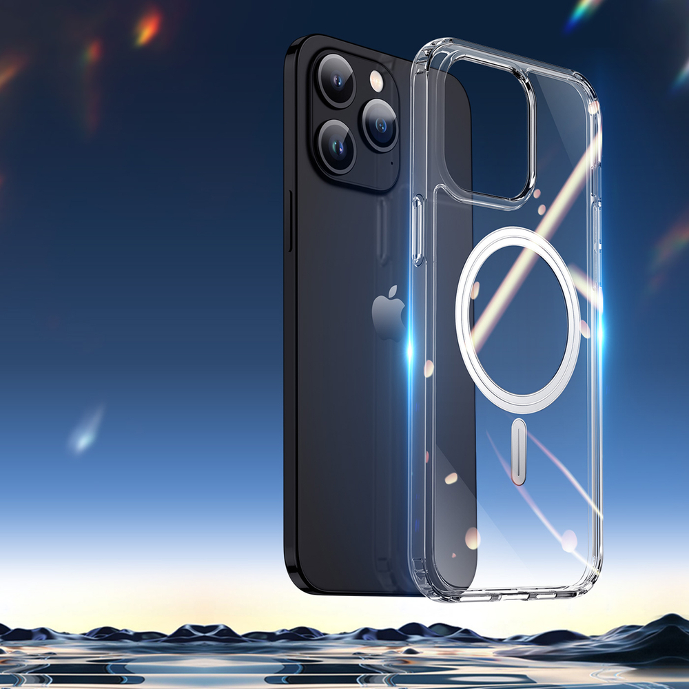 telefona vāciņš iPhone 15 Pro Max ar MagSafe Dux Ducis Clin - caurspīdīgs | Case for with transparent