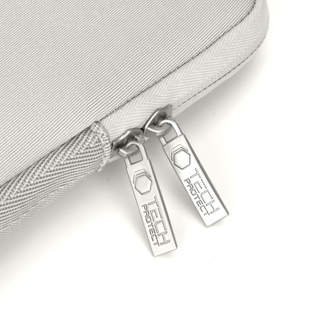 Tech-Protect Neoslim 15-16\" portatīvā datora soma ar piederumu maciņu, pelēka