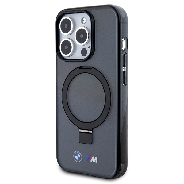 BMW Ring Stand M Collection MagSafe case for iPhone 15 Pro Max - black