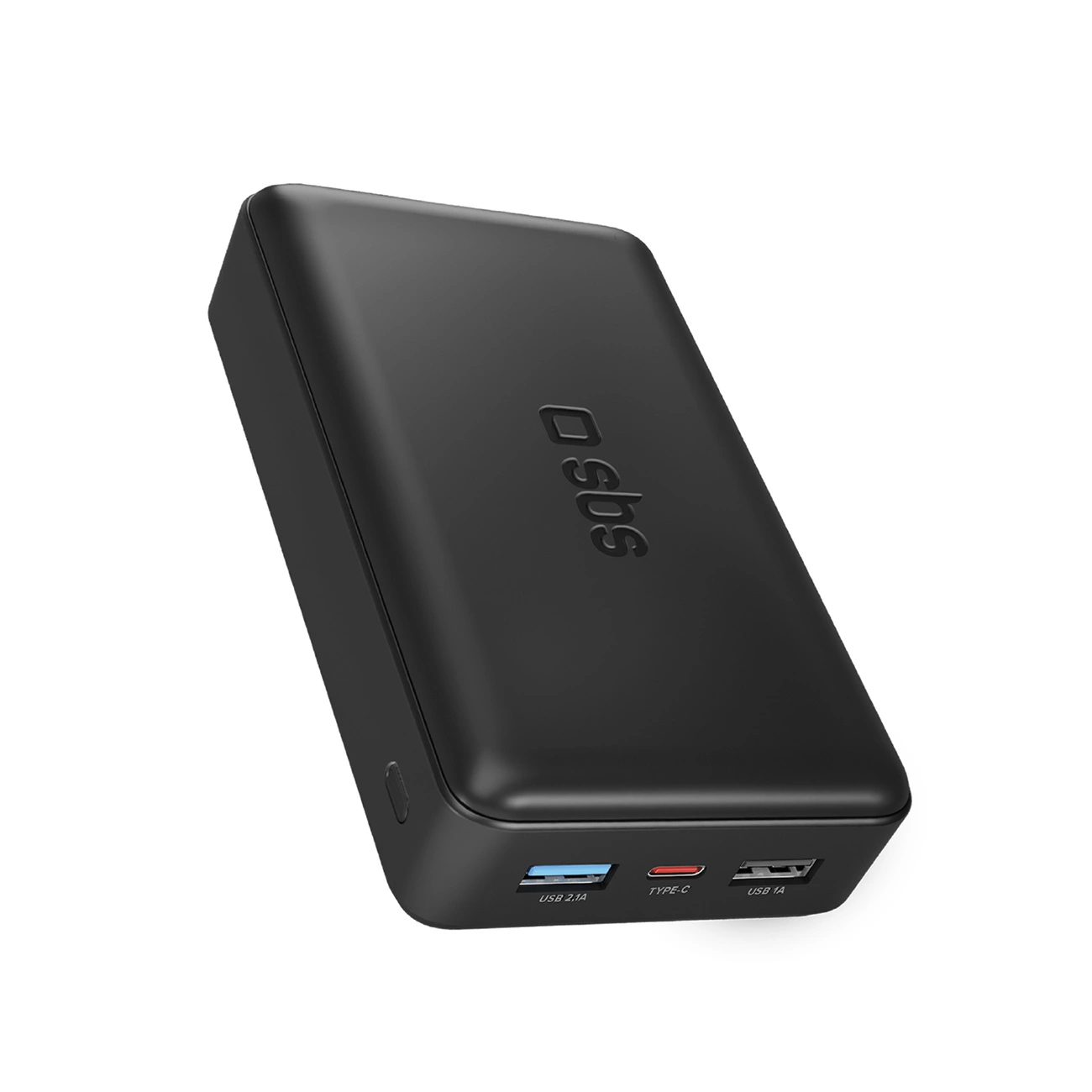 Ātras uzlādes barošanas banka: 20 000 mAh, 2 USB melns | Fast charge power bank: 20,000 USBs Black