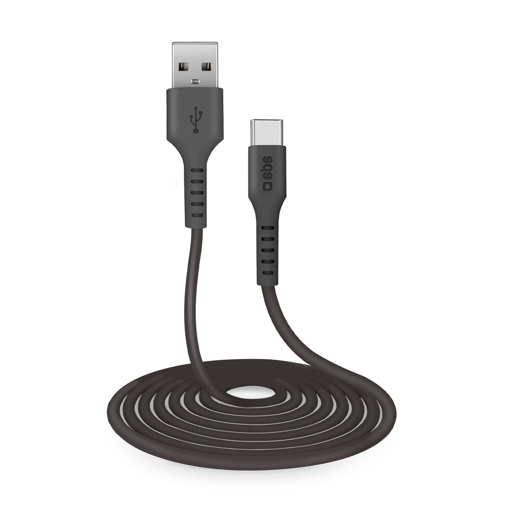 Кабель Sbs USB-A - USB-C 3м, черный