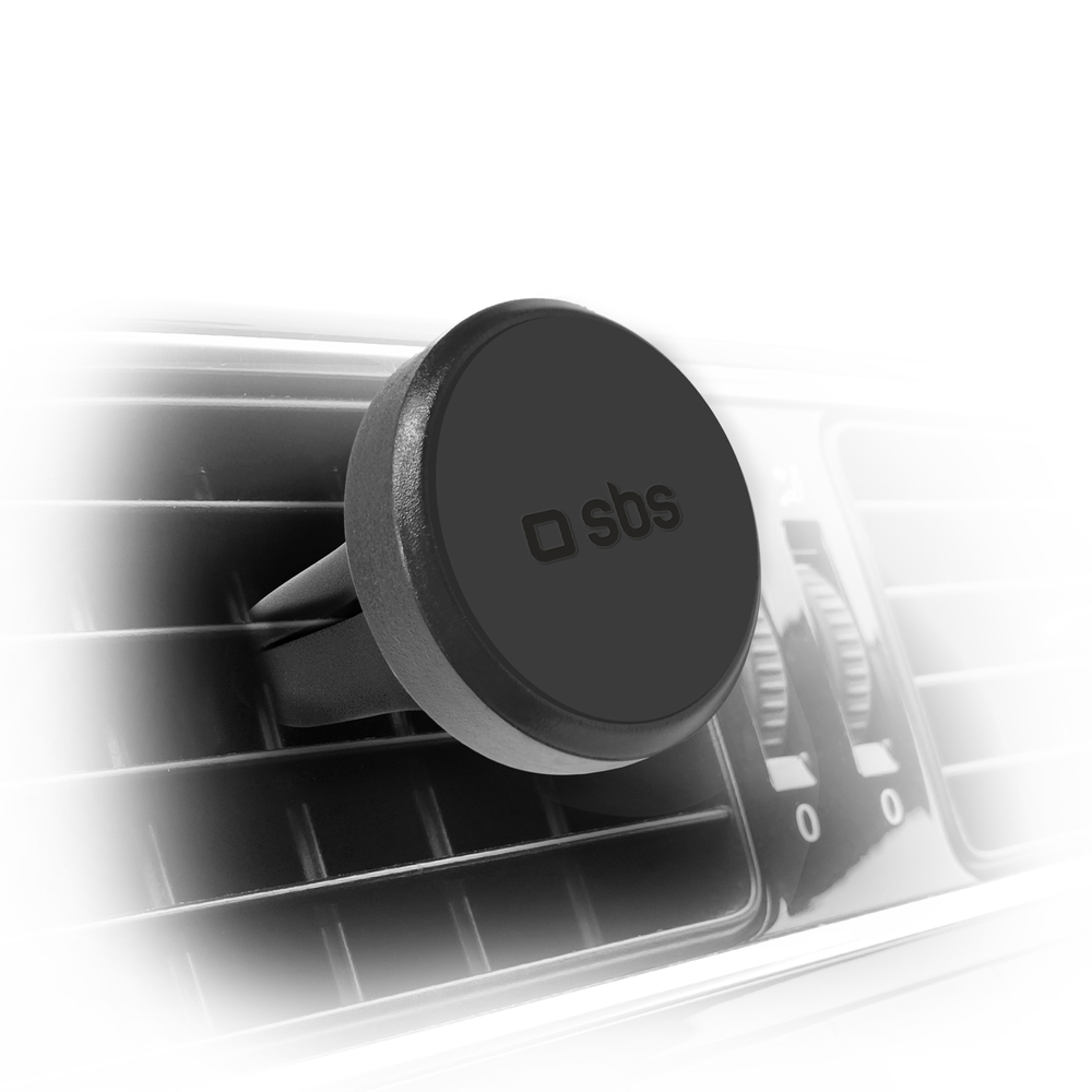 Sbs TESUPPEASYMAGK Magnetic Car Smartphone Holder for Air Vent, Black