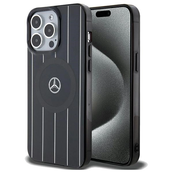 Apple iPhone 15 Pro Max 6.7" Mercedes-Benz MagSafe Case Cover, Black | Telefona Maciņš Vāks Apvalks Bampers