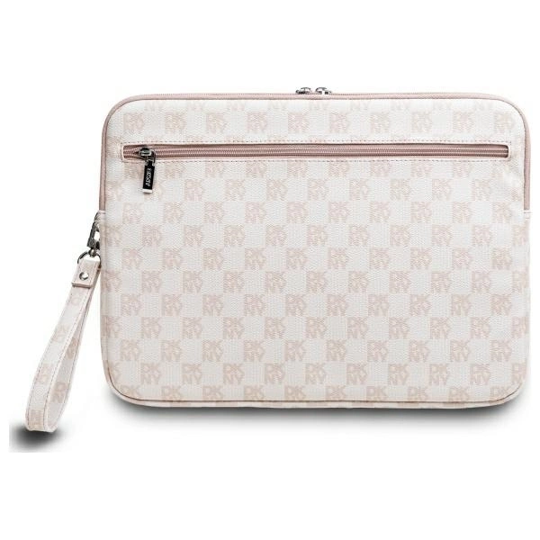 DKNY klēpjdatora vāciņš 14\" Checkered Pattern Printed Stripes, rozā