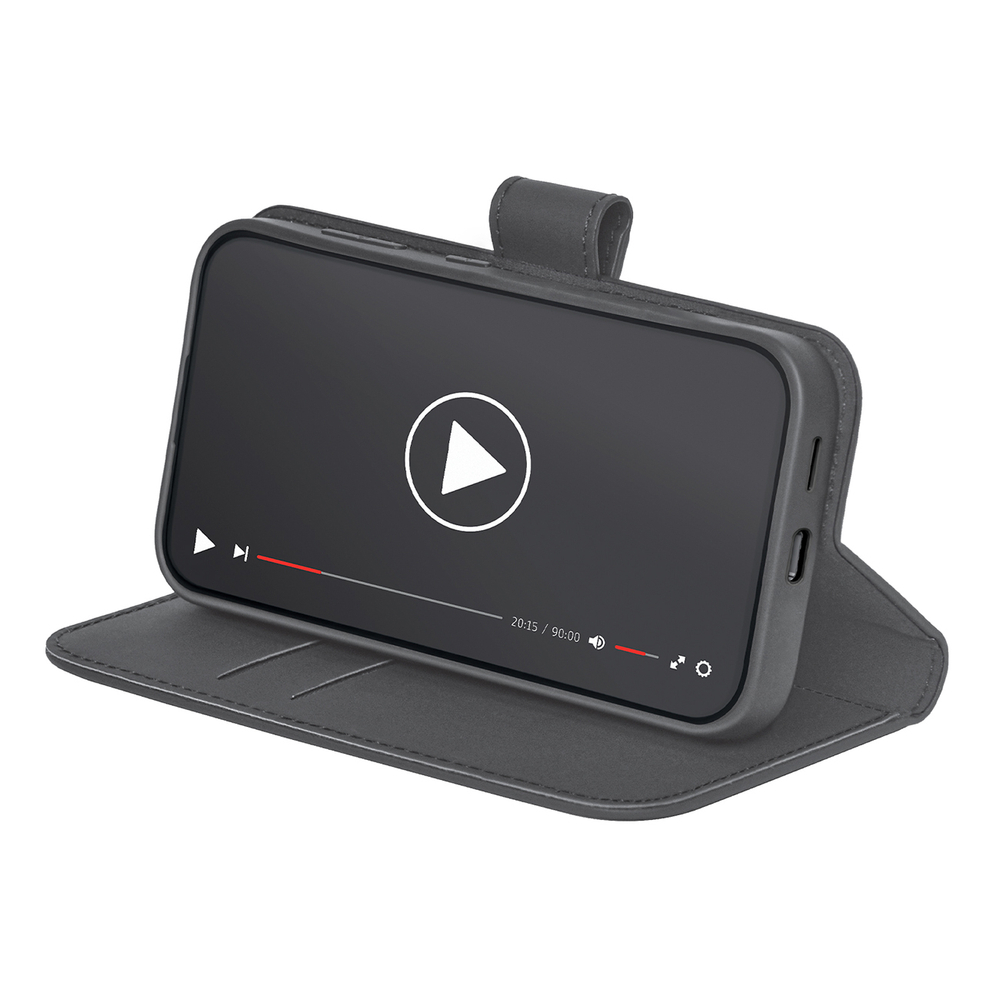 Puro Booklet Case for Samsung Galaxy S25, Black