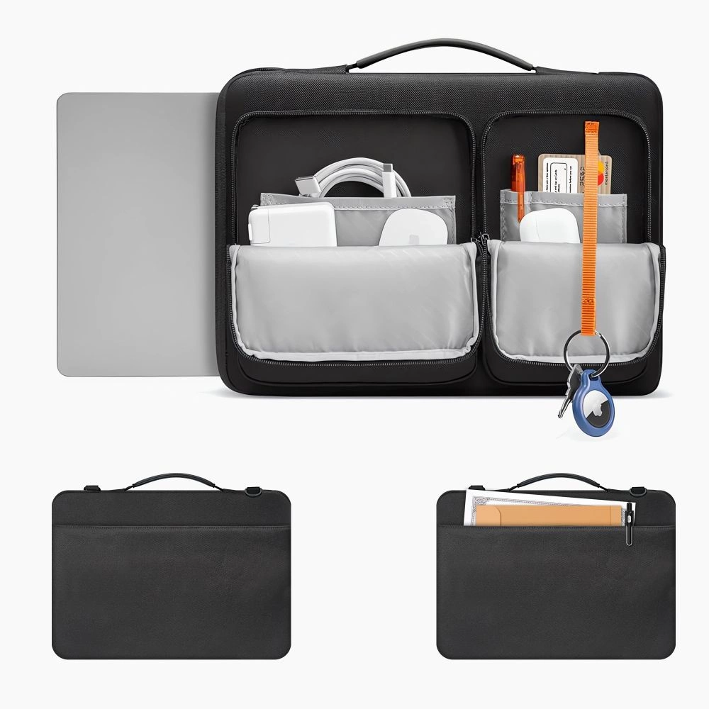 Tech-Protect Defender Bag for Laptop 13-14\", Black
