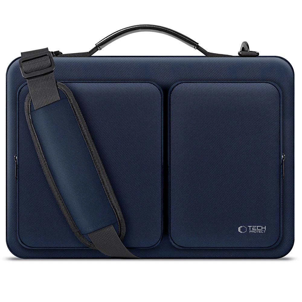 Tech-Protect Defende Datorsoma Klēpjdatora Portatīvā Datora Soma 13-14", Zila | Laptop Notebook Bag