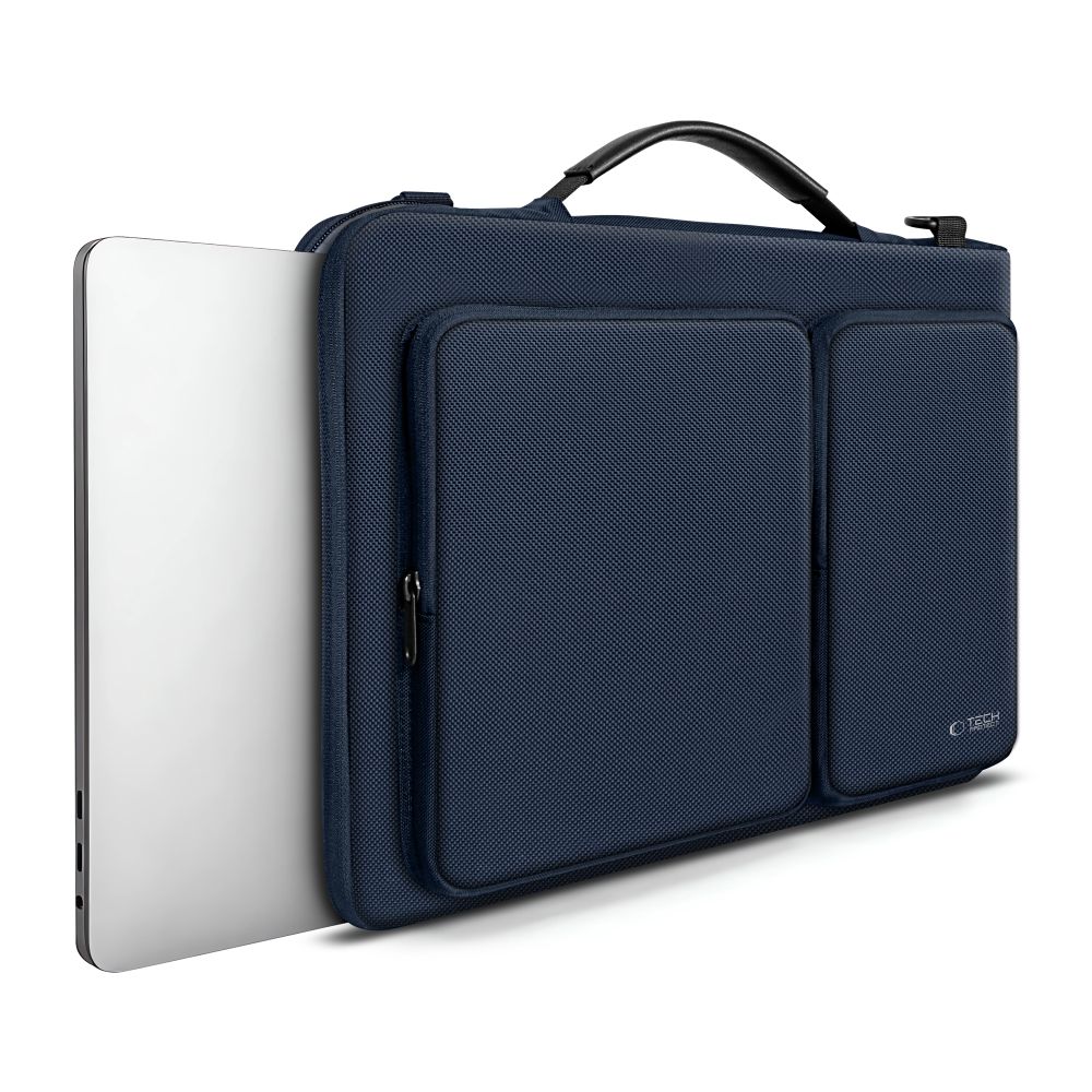 Tech-Protect Defender Bag klēpjdatora soma 13-14\", zila