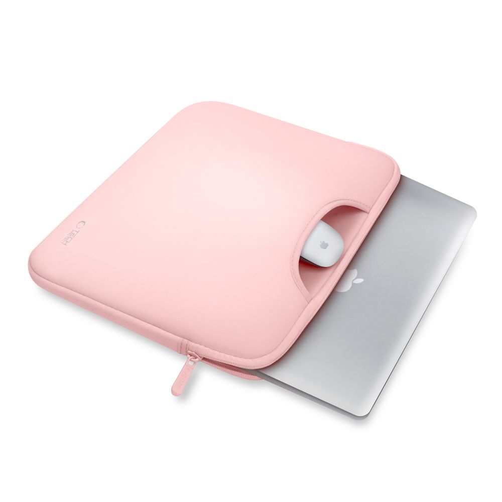 Чехол для ноутбука 15-16\" Tech-Protect Neoprene, розовый