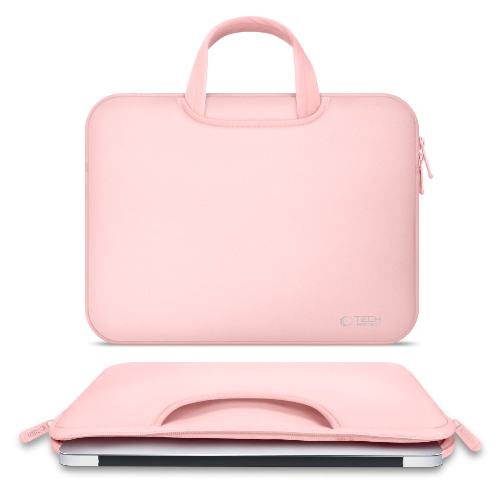 Чехол для ноутбука 15-16\" Tech-Protect Neoprene, розовый