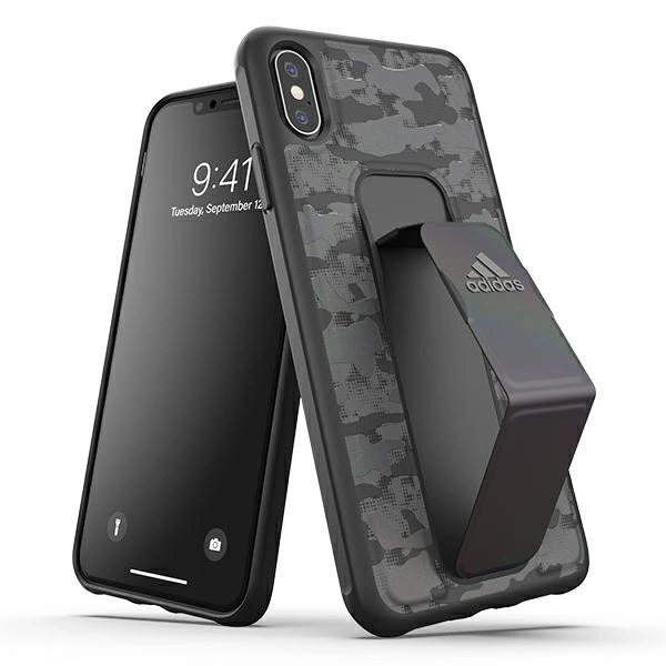 Adidas SP Grip Case CAMO iPhone Xs Max melns/melns 35026 | black/black