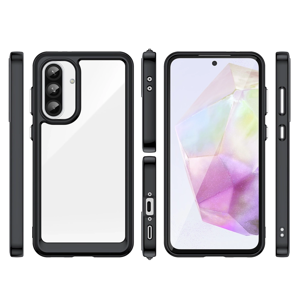 Hurtel Samsung Galaxy A56 Case Outer Space Case, Black
