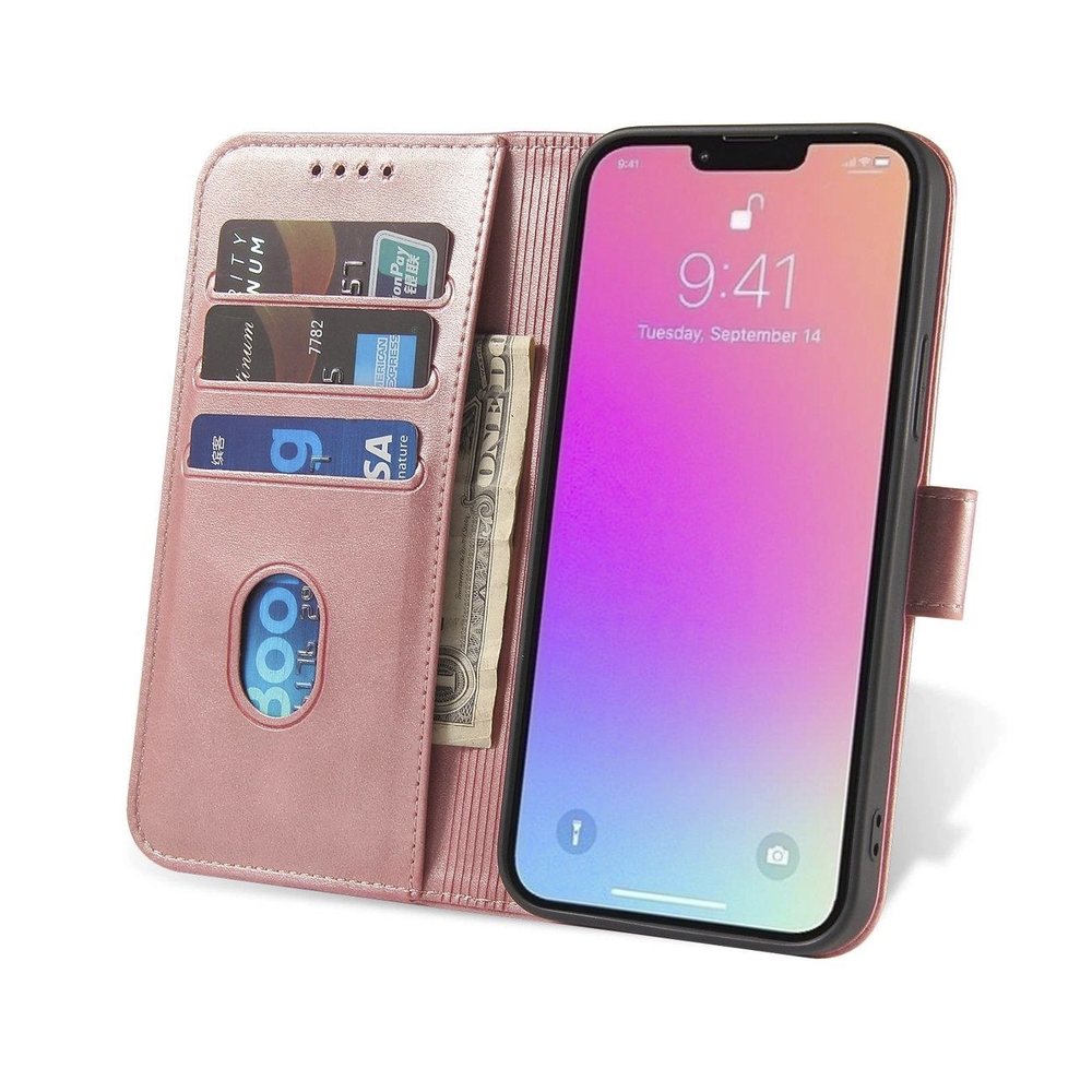 Samsung Galaxy A26 (SM-A266E/DS) Magnet Elegant Bookcase Cover Case, Pink | Чехол для Телефона...