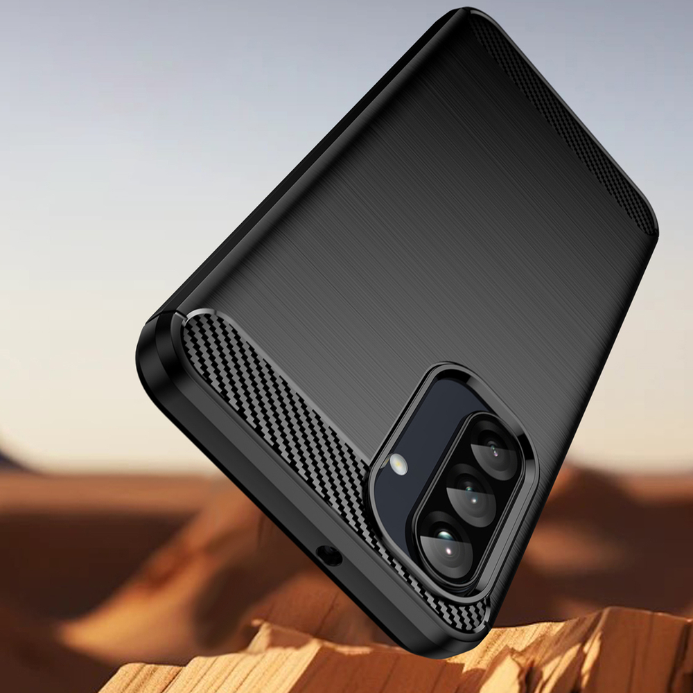 Чехол Carbon Case для Samsung Galaxy A26, черный
