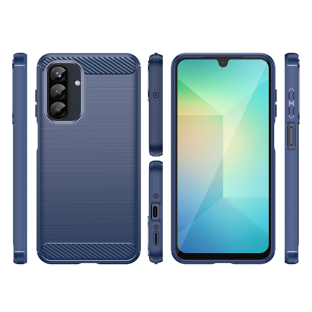 Carbon Case for Samsung Galaxy A26, Blue