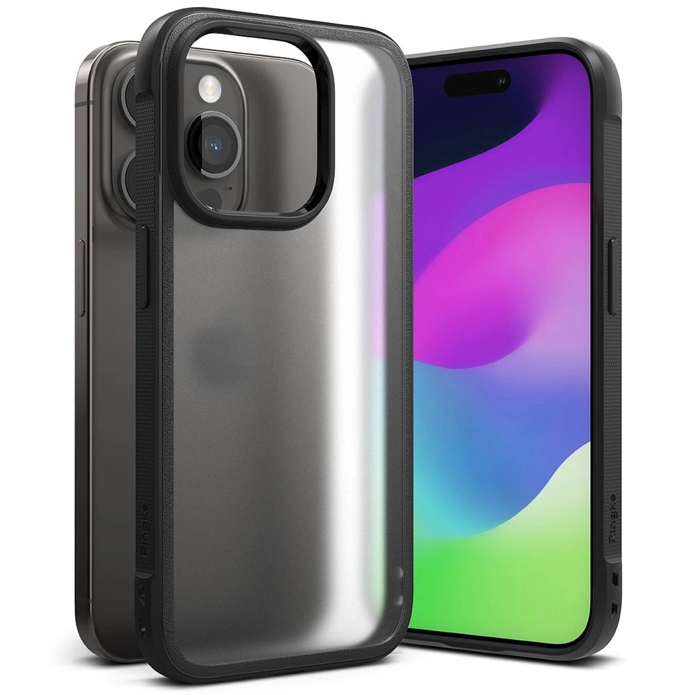 Ringke Fusion Bold iPhone 15 Pro Max telefona vāciņš - matēti melns | Case Matte Black