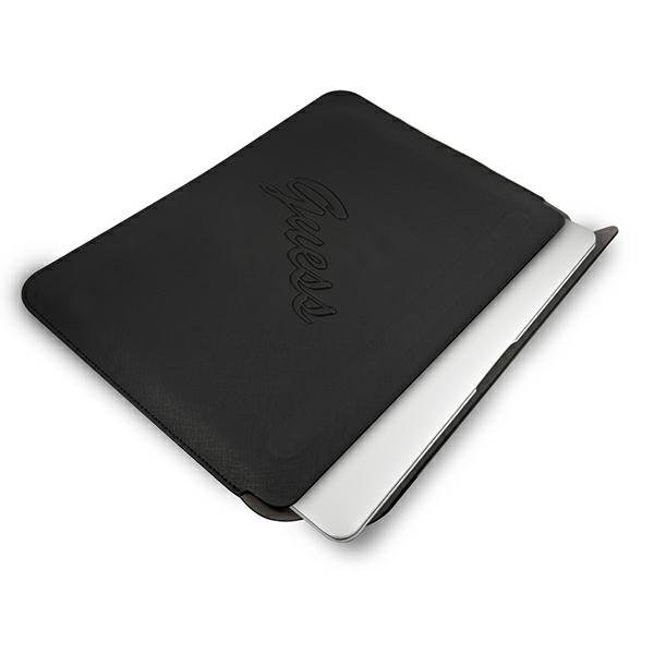 Guess Saffiano Script klēpjdatora ietvars 13\", melns