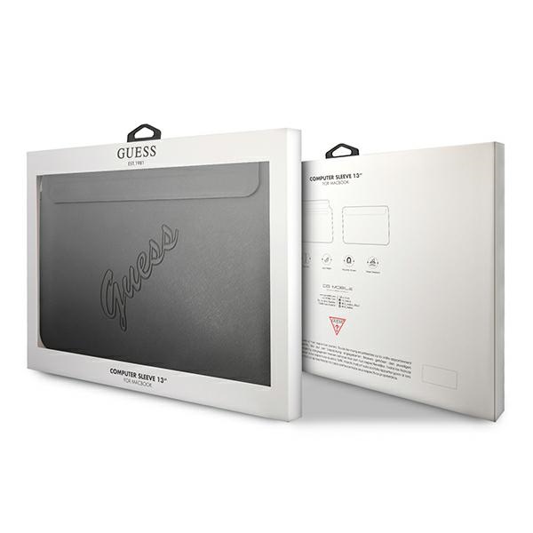 Guess Saffiano Script klēpjdatora ietvars 13\", melns