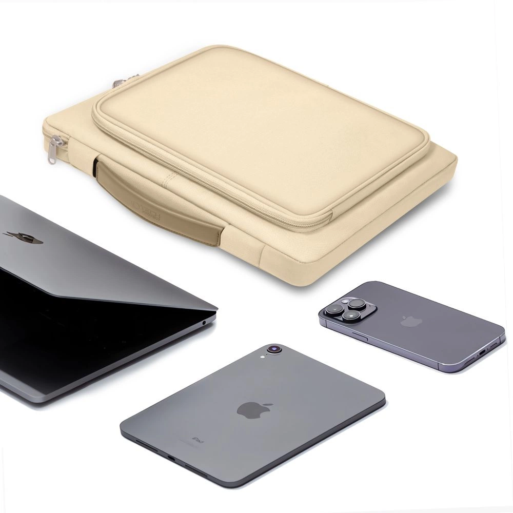 Tech-Protect Basic Bag for 13-14\" Laptop, Beige