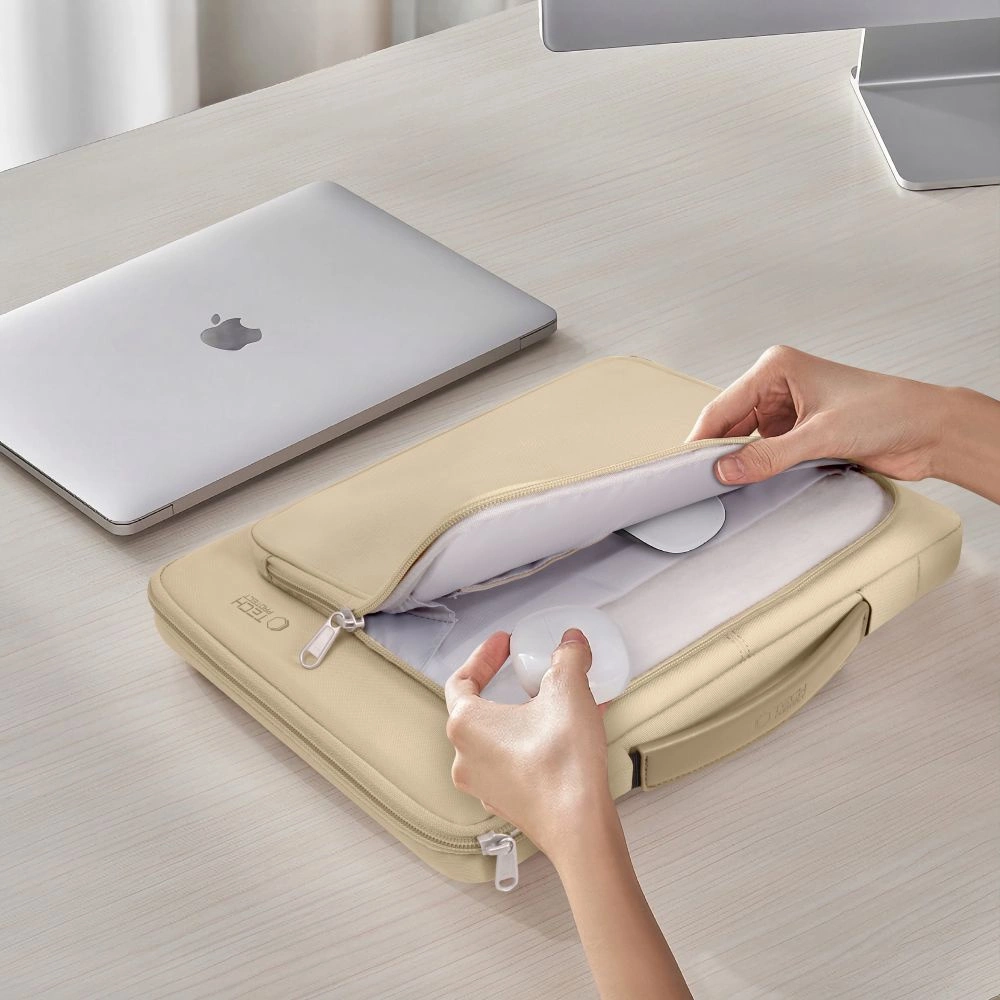Tech-Protect Basic Bag for 13-14\" Laptop, Beige