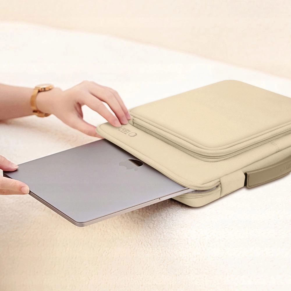 Tech-Protect Basic Bag for 13-14\" Laptop, Beige