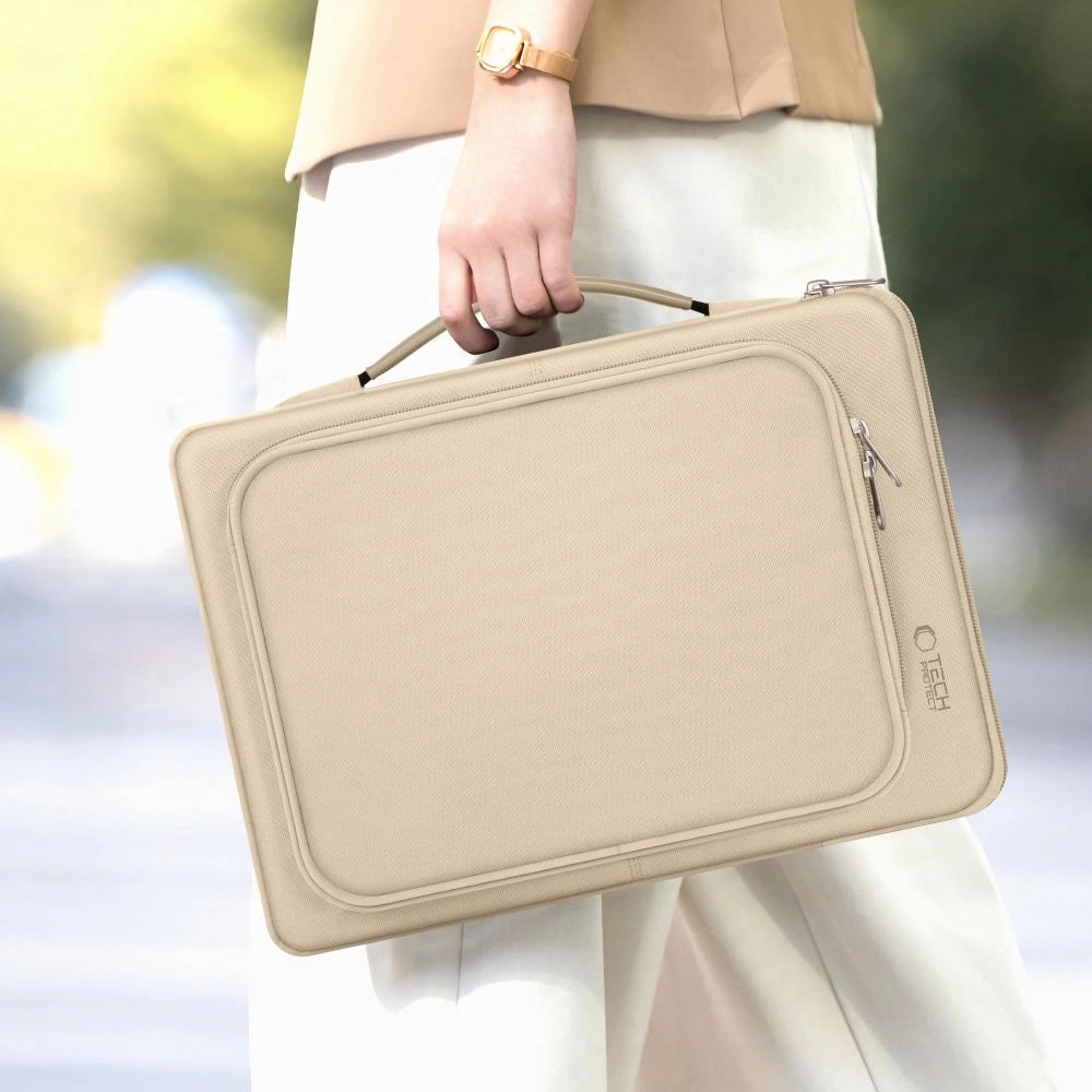 Tech-Protect Basic Bag for 13-14\" Laptop, Beige