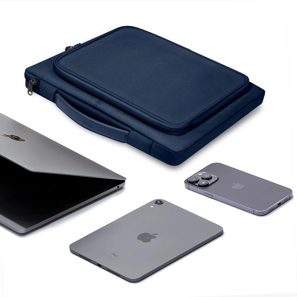 Tech-Protect Basic Bag soma klēpjdatoram 15-16\", zila