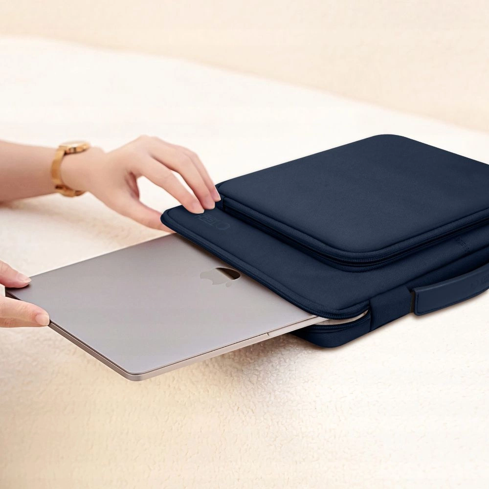 Tech-Protect Basic Bag soma klēpjdatoram 15-16\", zila