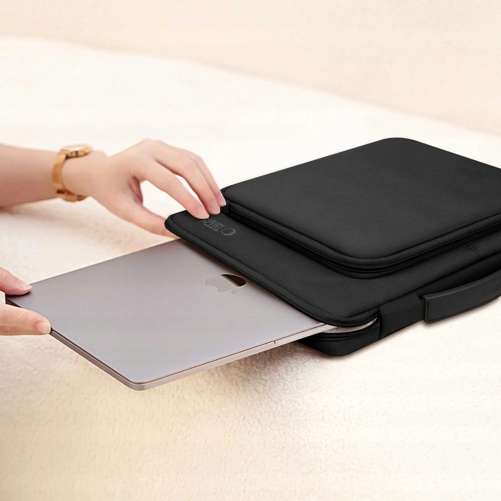 Tech-Protect Basic Bag soma klēpjdatoram 15-16\", melna
