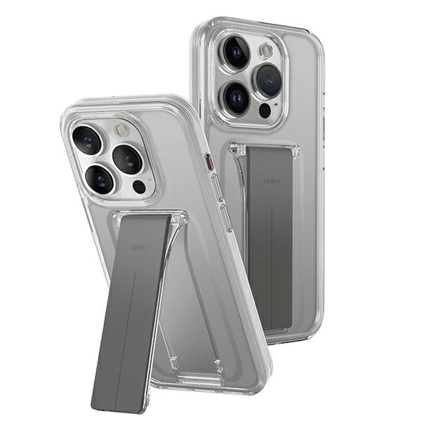 Uniq telefona vāciņš Heldro Mount ar statīvu iPhone 15 Pro Max 6,7\" caurspīdīgs/caurspīdīgs caurspīdīgs |...