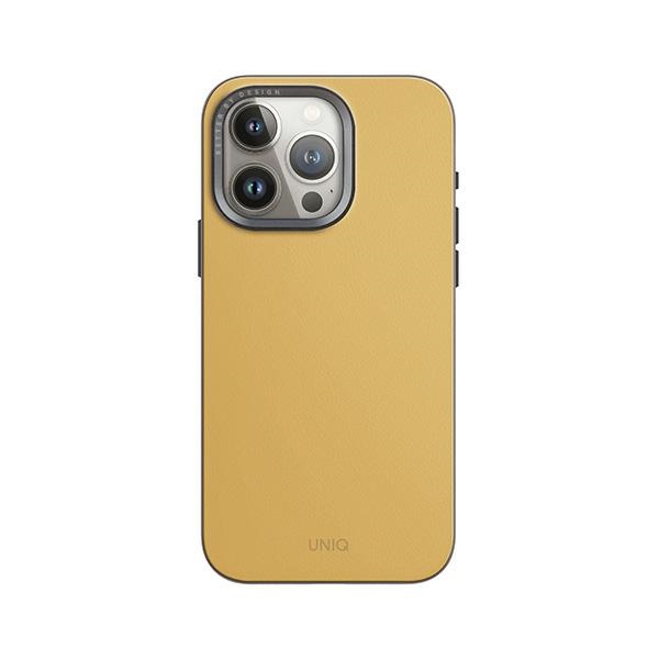 Uniq Lyden DS iPhone 15 Pro Max 6.7\\\" Magclick Charging case yellow-gray/canary yellow-flint gray