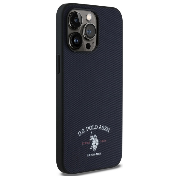 US Polo USHCP15XPARV iPhone 15 Pro Max 6,7\\\" Tumši zils ar apdrukātu DH logotipu | 6.7\\\" Navy Printed Logo