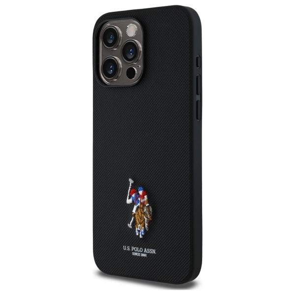 US Polo USHCP15XPEMK iPhone 15 Pro Max 6.7\\\" black/black Embroidered DH Color