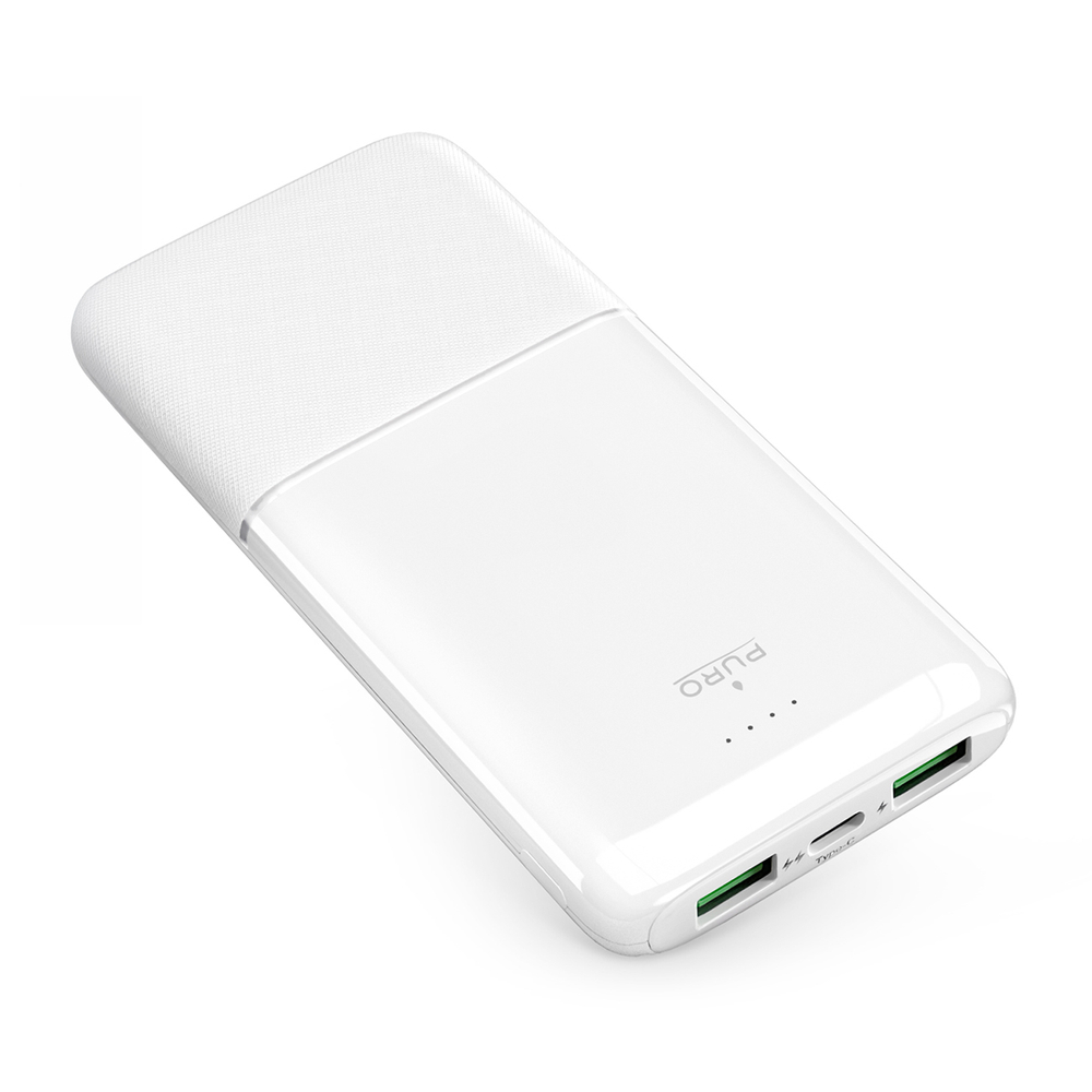 Puro DAILY 10 PLUS Power Bank 10000mAh 22.5W, White
