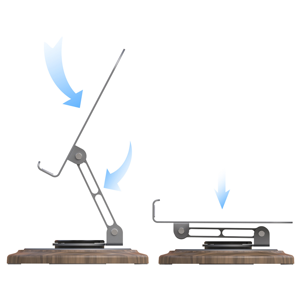 Dudao F17M 360° Metal Phone Stand, Gray