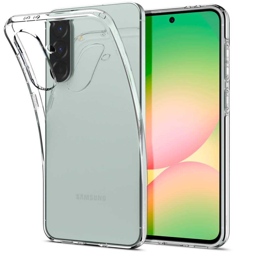 Samsung Galaxy A56 ( SM-A566B / DS ) Spigen Liquid Crystal TPU Case Cover, Transparent | Telefona Maciņš Vāks...