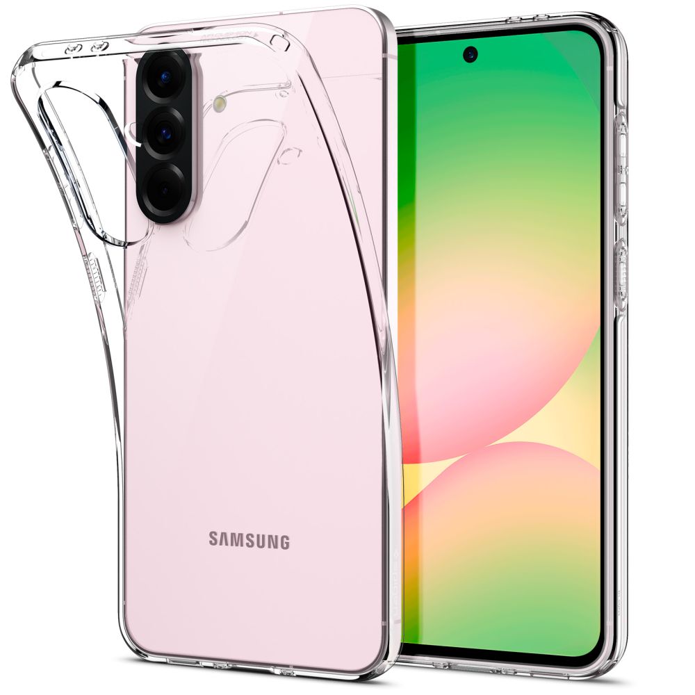 Samsung Galaxy A56 ( SM-A566B / DS ) Spigen Liquid Crystal TPU Case Cover, Transparent | Telefona Maciņš Vāks...