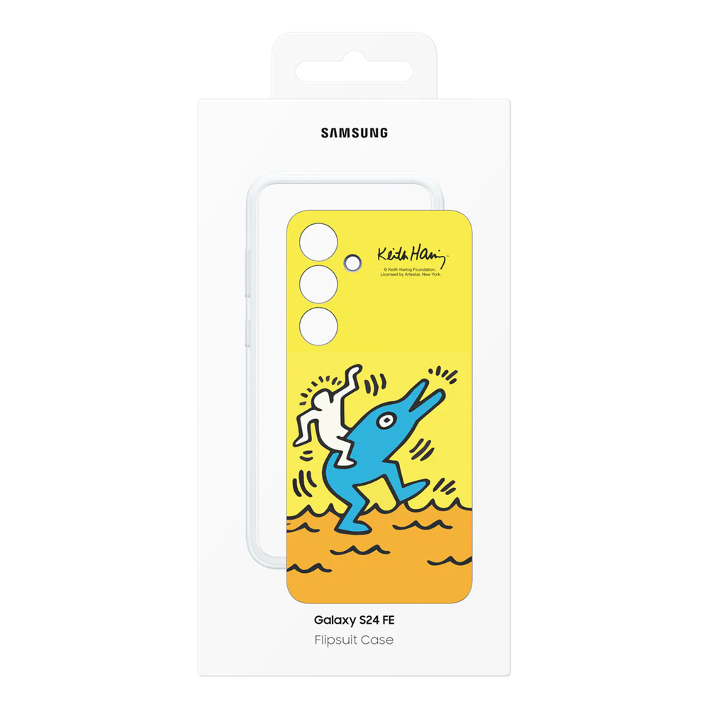 Samsung Galaxy S24 FE vāciņš Flipsuit Case EF-MS721CYEGWW, dzeltens