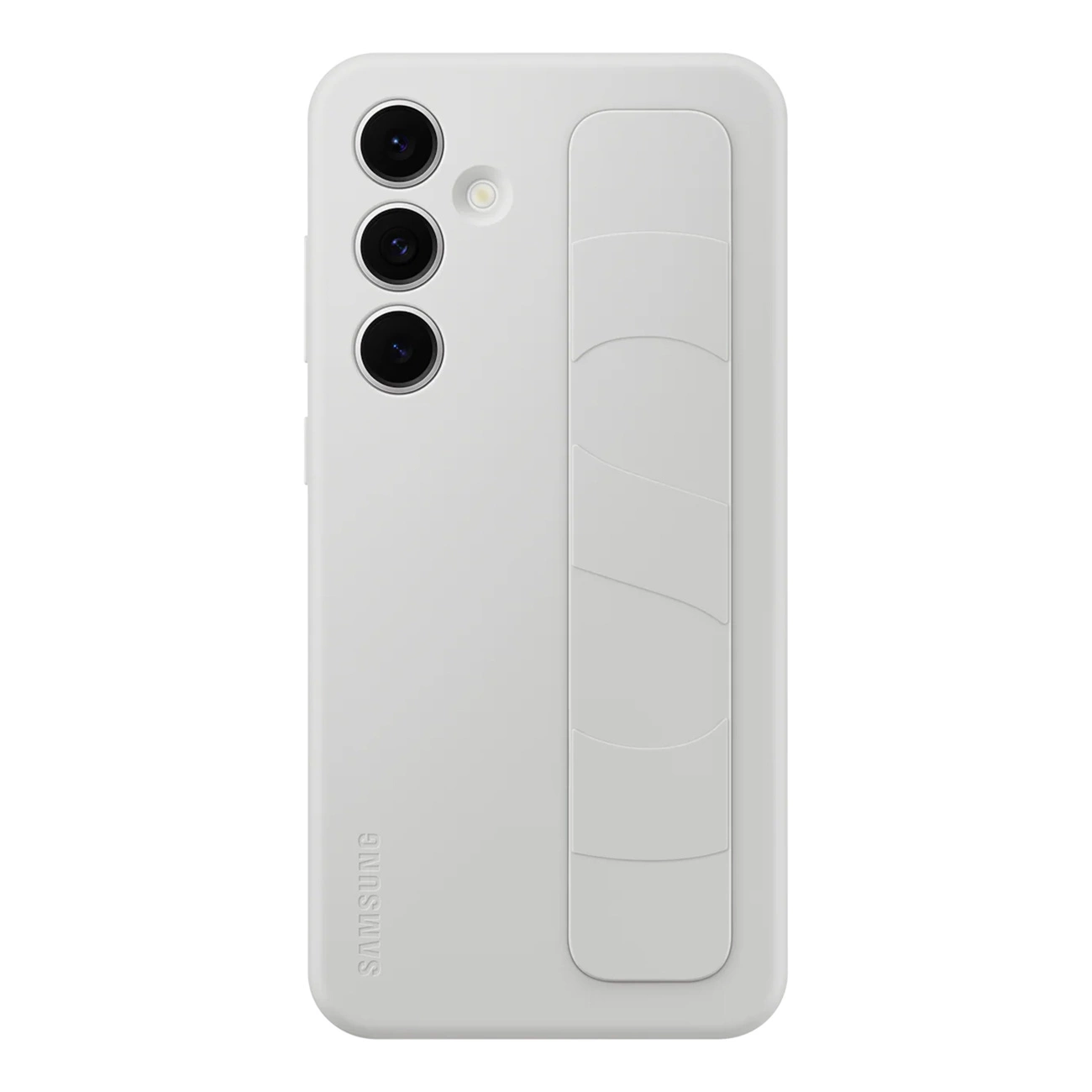 Samsung Standing Grip Case EF-GS921CLEGWW ar turētāju / statīvu Galaxy S24 FE - pelēks | with holder stand for gray