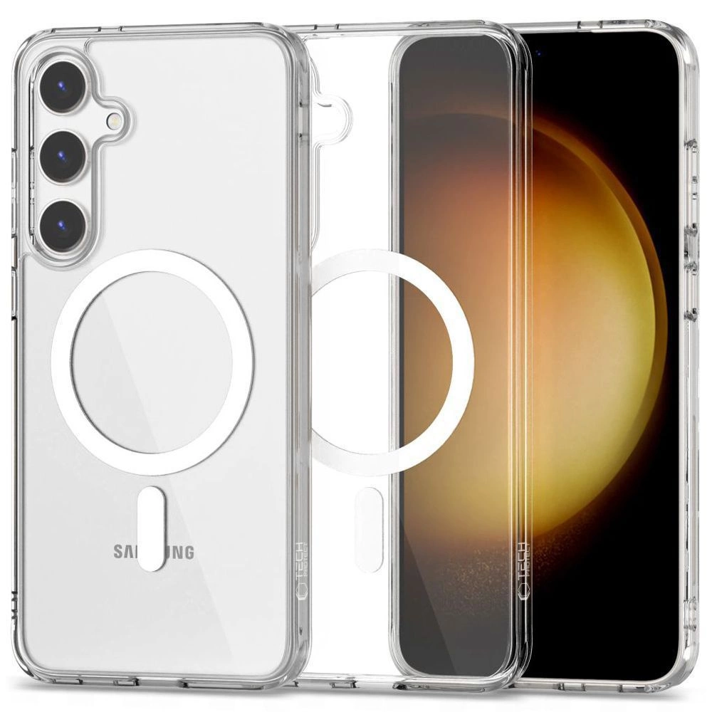 Tech-Protect FlexAir Hybrid MagSafe apvalks Samsung Galaxy S24 FE - caurspīdīgs | Case for Transparent