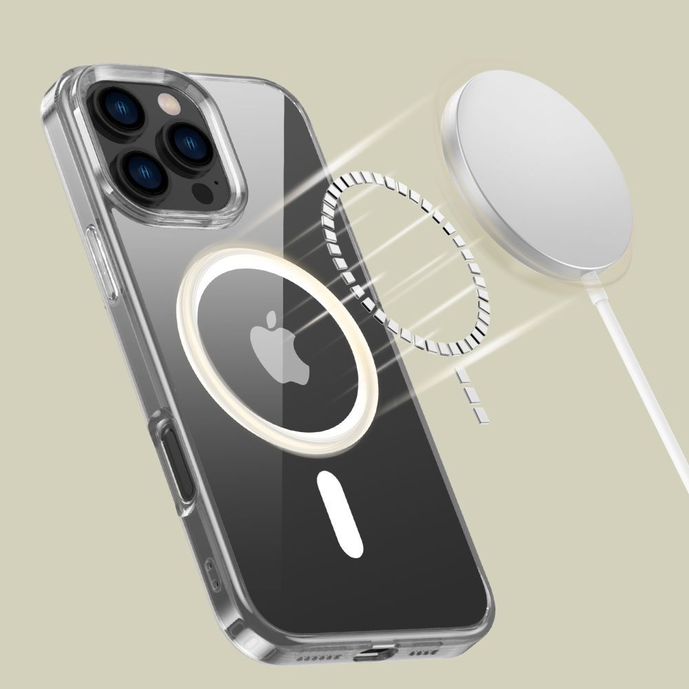 Tech-Protect FlexAir Hybrid MagSafe Case for Samsung Galaxy S24 FE - Transparent