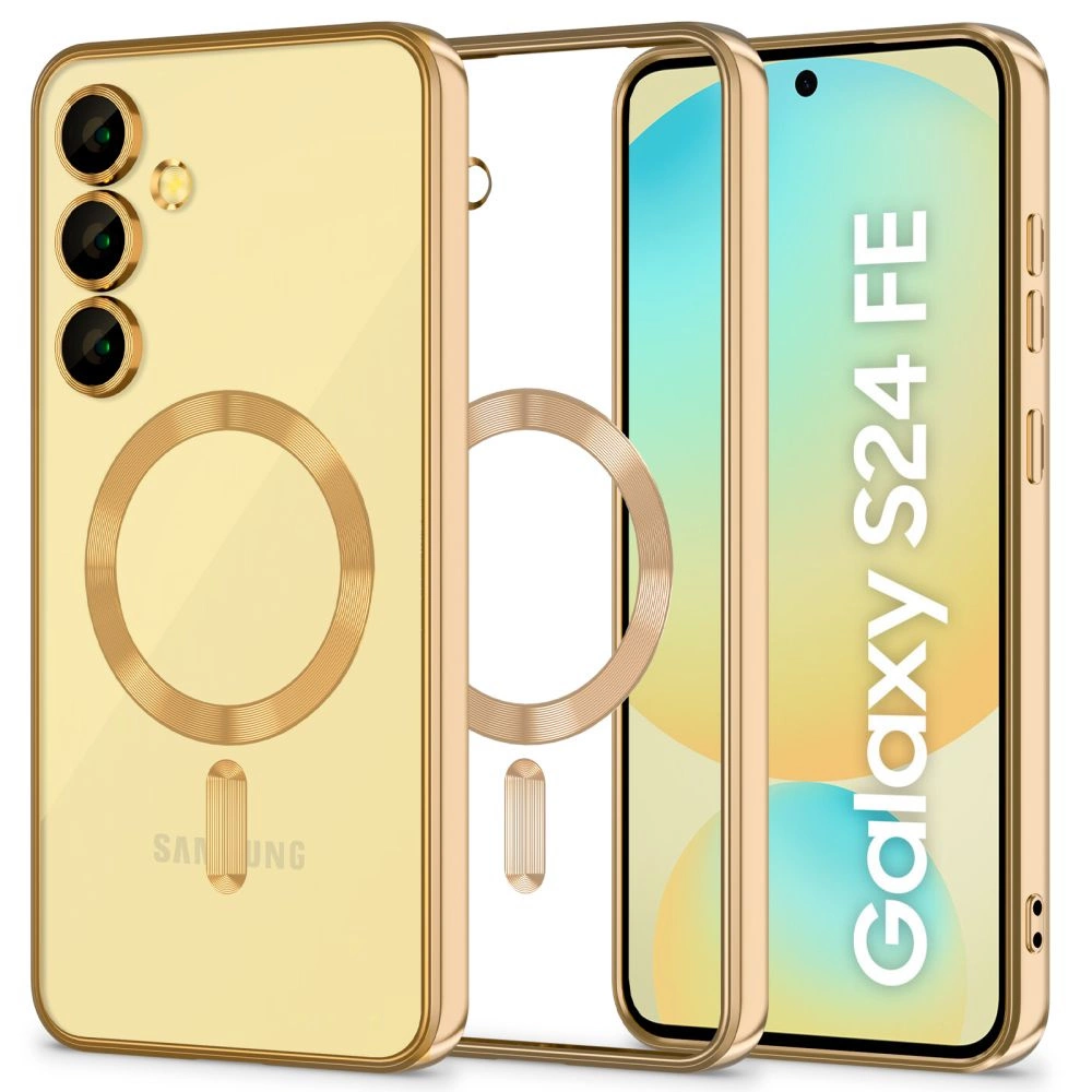 Tech-Protect MagFlex MagSafe apvalks Samsung Galaxy S24 FE - zelta krāsā | case for gold