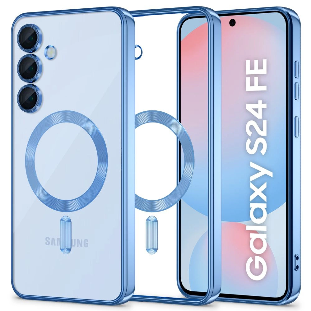 Tech-Protect MagFlex MagSafe apvalks Samsung Galaxy S24 FE - zils | case for blue