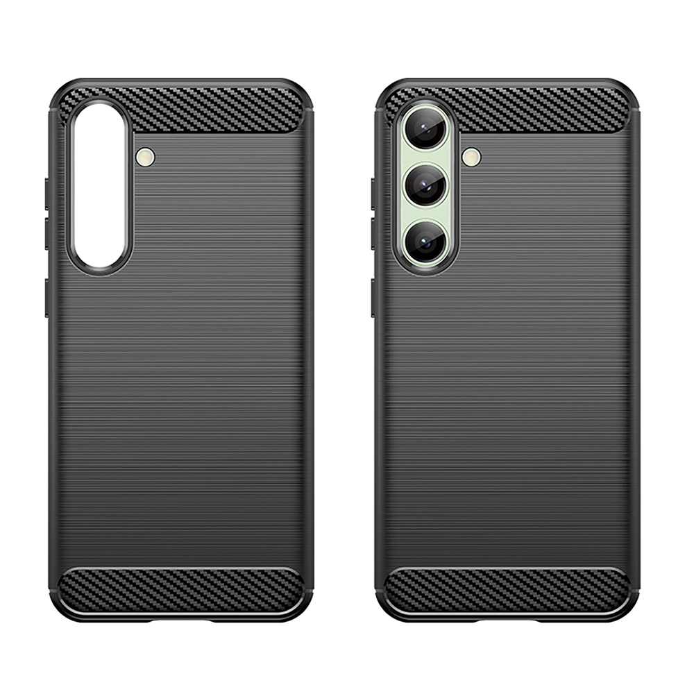 Чехол Carbon для Samsung Galaxy S24 FE - черный