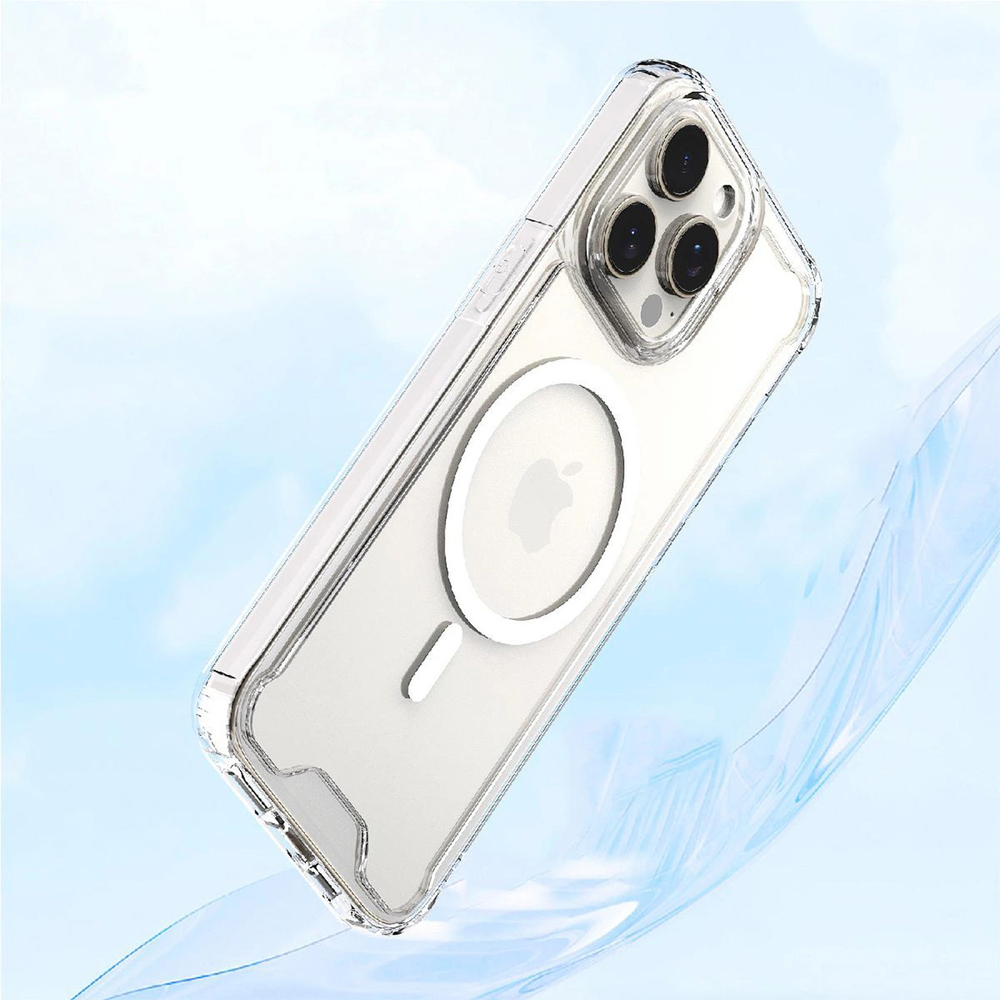 Wozinsky Samsung Galaxy S24 FE vāciņš Clear Corner Case MagSafe, caurspīdīgs